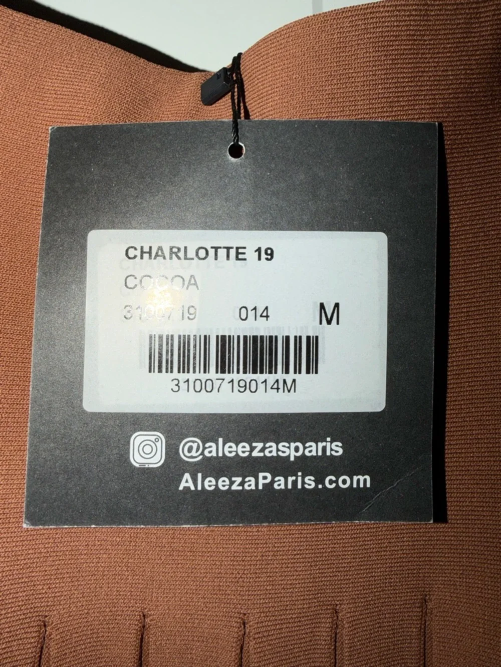 High-Waist Pleated Mini Skirt in Cocoa Brown - Picture 2 of 2